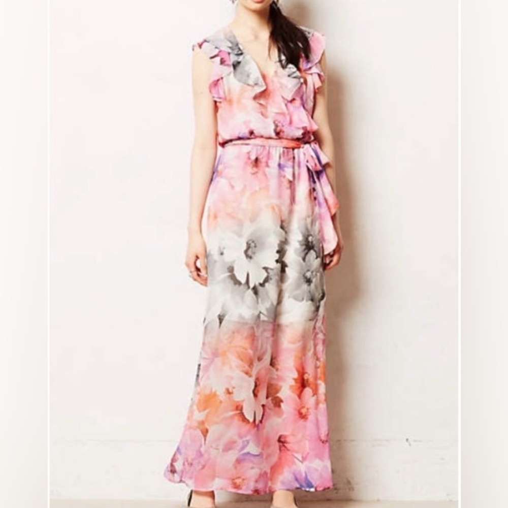HD in Paris Vibrant Pink and Purple Maxi Dress